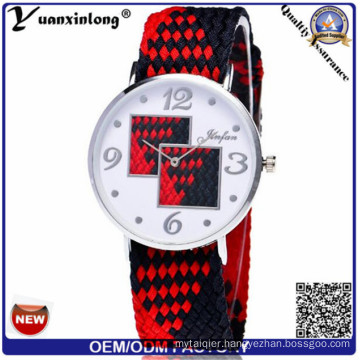 Yxl-208 2016 New Colorfull Woven Fabric Watches, Nylon Watch Quartz Casual Sport Watch Ladies